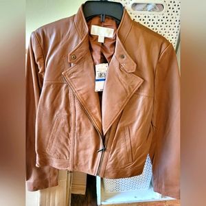 MICHAEL Michael KorsWomen's Leather Moto Jacket